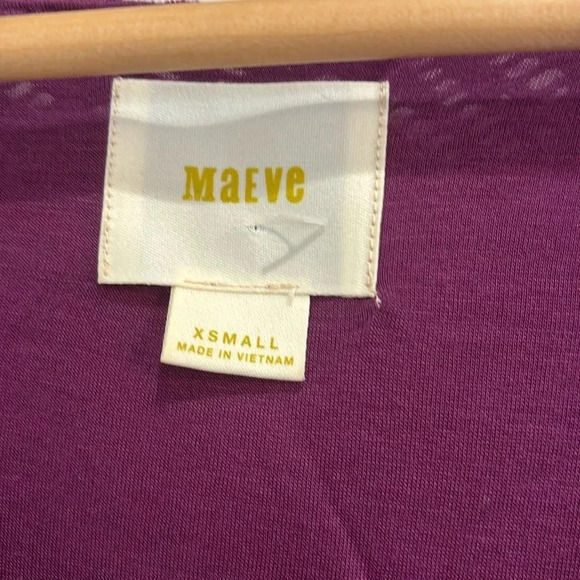 Anthropologie Maeve Purple Crochet Dress - Picture 6 of 9